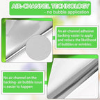 WRAPXPERT Green Chrome Vinyl, Chrome Mirror Vinyl Metallic No Bubble 12" x5ft - Image 4