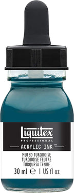 Liquitex Professional Acrylic Ink, 1-oz Jar, Muted Turquoise by Liquitex