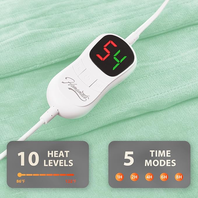 Homemate Electric Heated Blanket King Size - Image 4