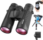 12x42 HD Binoculars for Adults High Powered by Adasion