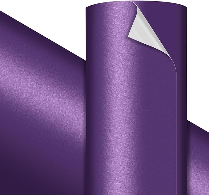 VViViD Premium Matte Metallic Purple Craft Vinyl Roll 1ft x 5ft – Bubble-Free by VVIVIDVINYL