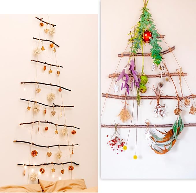 50Pcs Natural Twigs, Driftwood Branches, Unfinished Timber Rods - Image 6