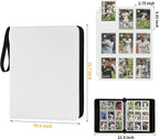 GERMUN 3 Ring 9 Pocket Zipper Card Binder, 720 Double Sided Standard PU Trading - Image 2