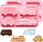 Car Silicone Soap Mold, Silicone Cake Mold, 3D Transportation Chocolate Candy by Unknown