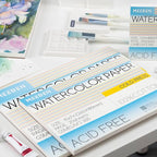 MEEDEN Watercolor Paper Block, 100% Cotton Watercolor Paper Pad of 20 Sheets - Image 6