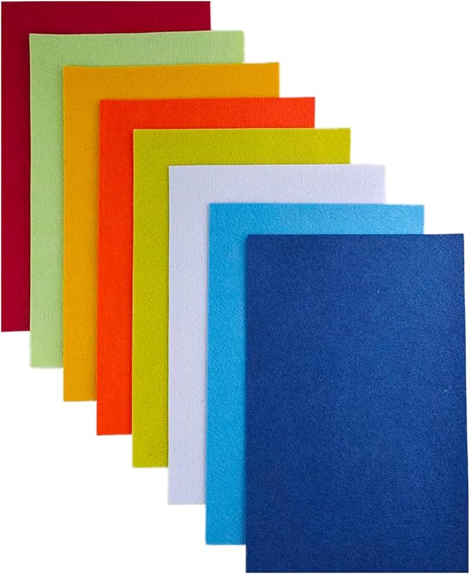 Jtnohx Stiff Felt, 2mm Thick Felt Sheets by Jtnohx