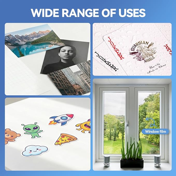 36 Sheets Transparent Laminate Sheets Self Adhesive Laminating Sheets | 8.5x11 - Image 6
