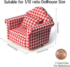 Cutemini Dollhouse Furniture 1/12 Miniature Couch - Image 5
