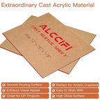 Red Acrylic Sheet 12" x 16" x 1/8" Thick, ALCCIFI 2 Pack Opaque Glossy Cast Red - Image 5