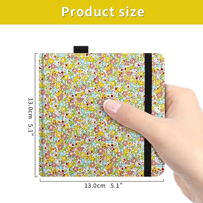 5x5 Handy Portable Handmade Cloth Fabric Hardcover Sewing Binding Travel - Image 2