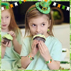 SANNIX 110Pcs 55 Pairs St. Patrick's Day Charms St. Patrick's Shamrock Charms - Image 6