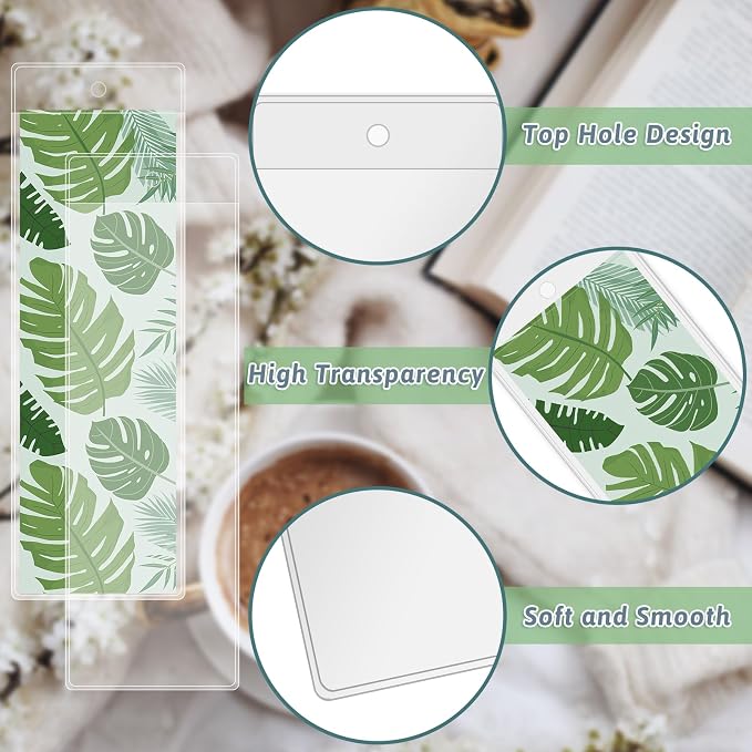 DSYIL 120 PCS Bookmark Sleeves Clear - Image 3