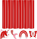 Tintnut Red Heat Transfer Vinyl, 6 Sheets 12x10in Iron on Vinyl | Solid Color by Tintnut