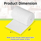 Falling in Art Plaster Cloth Rolls, 6 Pack 500gsm Plaster Bandage, Plaster - Image 3
