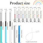 13 PCS Punch Needle Kit Embroidery Punch Needle Tool Punch Needles - Image 2