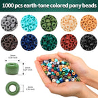 Iooleem Pony Beads, Beads for Jewelry Making, Beading Supplies, Arts & Crafts - Image 2
