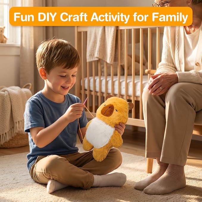 Avenir My First Sewing Kit for Kids Ages 6-8 | Learn to Sew Stuffed Animal - Image 5