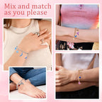 Wurosi 769 Pieces Paperclip Charm Bracelet Kit, Including Paperclip Chain - Image 5