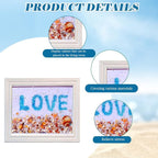 CIYOJA Sea Glass Stained Glass Kit – Love Mosaic Art Kit - Image 9