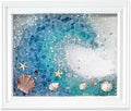 Sea Glass Art Kit, DIY Mosaic Arts and Craft Kits Ocean Painting Kit, DIY Resin by LYJZYXGS