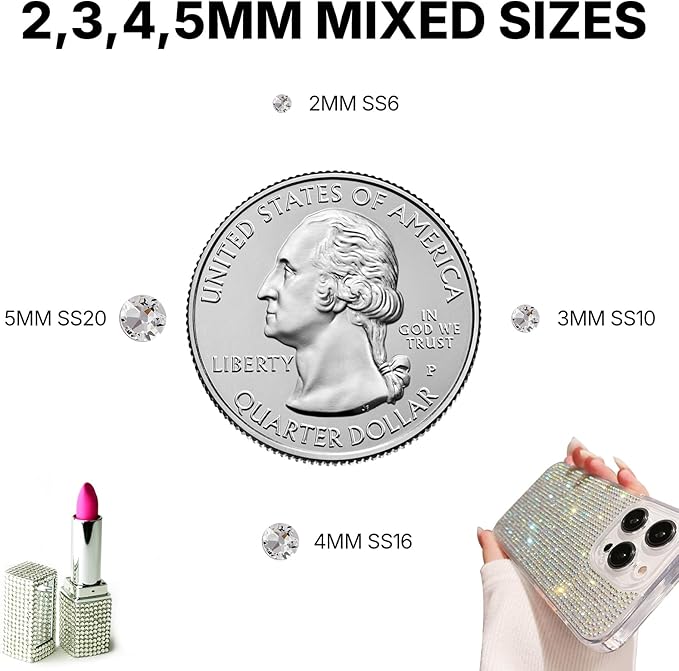 11000PCS Transparent Rhinestones - Image 4