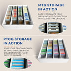 Fageverld 2-Pack Trading Card Storage Box, Top loader Storage Boxes, includes - Image 6