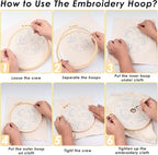Peotclola Punch Needle Kit for Adults, 3 Sets Punch Needle Kits Beginner DIY - Image 4