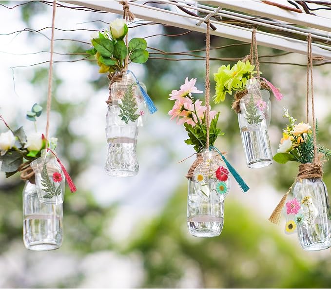 TaoBary 91 Pcs DIY Handmade Transparent Dried Flower Bookmark Set Include - Image 7
