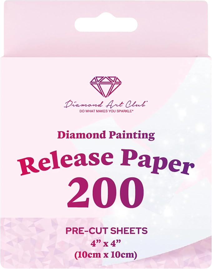 DIAMOND ART CLUB 200-Piece Premium Diamond Painting Release Paper Pack - Image 2