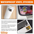 MAIANEY Funny Forklift Sticker Pack – Set of 10 Waterproof Vinyl Stickers - Image 3