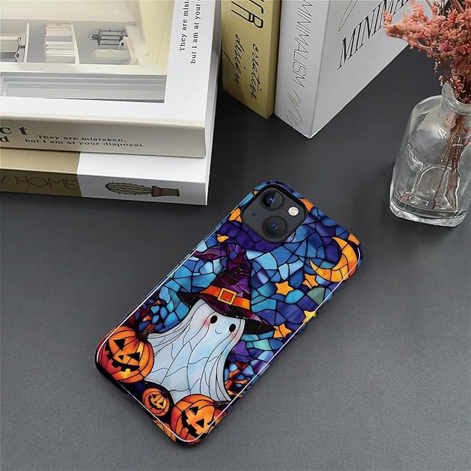 Case for iPhone 15, Scratch Resistant Hybrid Double Layer Hard Shell，Halloween - Image 5