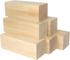 Ninekong 6PCS Basswood Carving Blocks，Whittling Wood Carving Kit, Soft Basswood by Unknown