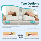 DUMOS Cervical Neck Pillow, Cooling Ergonomic Memory Foam Pillows - Image 4