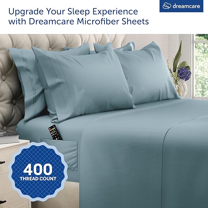 DREAMCARE King Size Sheets Set - Image 2