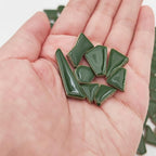 200g Ceramic Mosaic Tiles for Crafts, Irregular Stained Ceramic 0.2"x0.8" - Image 3