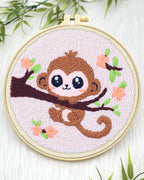 ERKOON Punch Needle Kit for Beginners Adults, DIY Easy Animals Embroidery Set - Image 4