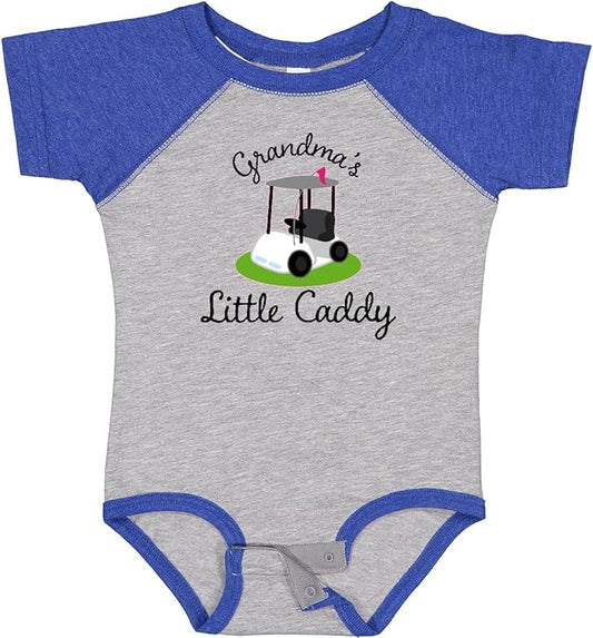 inktastic Grandma's Little Caddy Golf Baby Bodysuit