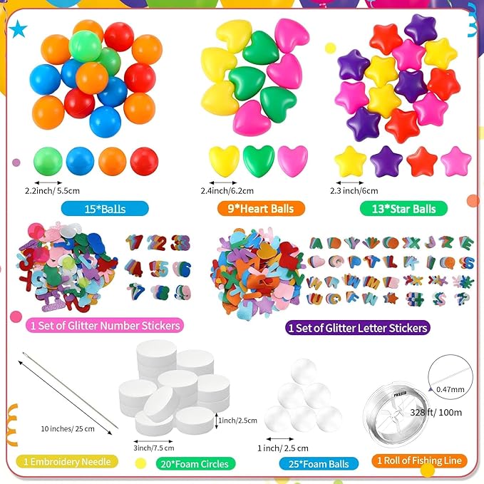Simgoing DIY Giant Friendship Bracelet Garland Kit Customizable Party Banner - Image 3