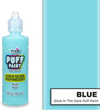 Tulip Puff Glow In The Dark Fabric Paint, Permanent Craft Paint - Image 2