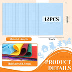 IONTACH 9" X 12" Felt Fabric Sheets 1.6mm Thick | Soft Felt - Image 3