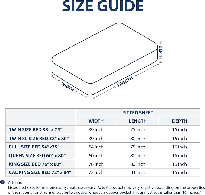 Cathay Home California King Fitted Sheet - Image 6