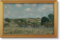VIYYIEA Large Gold Framed Wall Art, Landscape Picture -Grassland- 36" x 24" by VIYYIEAART