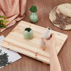 BENECREAT 11.8x15.75 Inch Clay Board Wooden Mat Mud Board, Clay Drying Board - Image 3