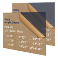 2-Pack Plexiglass Sheets, 1/8 Thick 24 x 36 inch Acrylic Sheets by gdhwcxl