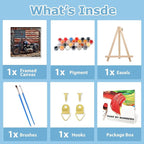 hkejoi Framed Paint by Number American Flag - Image 4