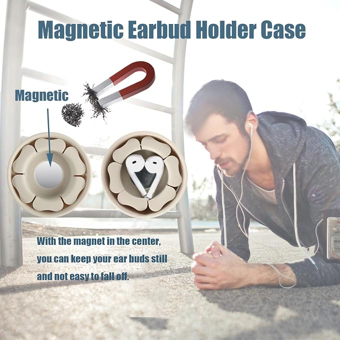 MAIRUI Wired Earbud Case Earphone Headphone Cord Organizer Earbuds Wrap Soft - Image 2