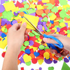 1500 Pieces Self Adhesive Foam Stickers Mini Geometry Shapes EVA Foam Stickers - Image 4