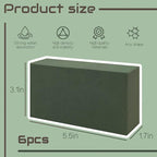 6 Pcs Floral Foam Blocks 5.5x3.1x1.7in Florist Foam - Image 2
