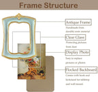 Vintage Picture Frame 2.5x3.5 Antique Ornate Photo Frame Tabletop and Wall - Image 5