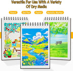 8.3x5.8 Sketch Book, Top Spiral Bound Sketch Pad, 60sheets 92lb/150gsm Bright - Image 3